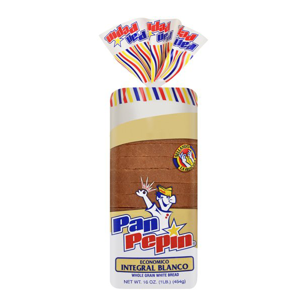 Pan Pepin Blanco Integral Comercial 24oz
