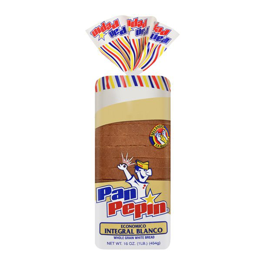 Pan Pepin Blanco Integral Comercial 24oz
