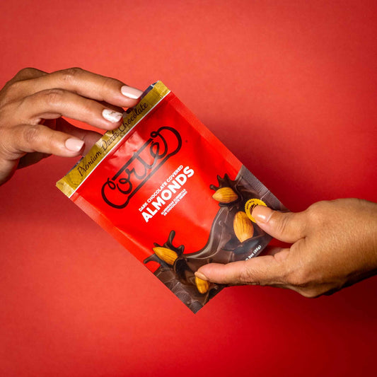 Chocolate Cortés Dark Chocolate Covered Almonds (3oz)