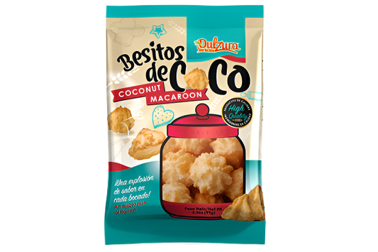Dulzura Borincana Besitos de Coco 3.5oz